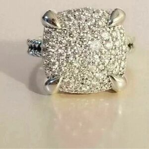 Fashion Ring Size 7  Silver color